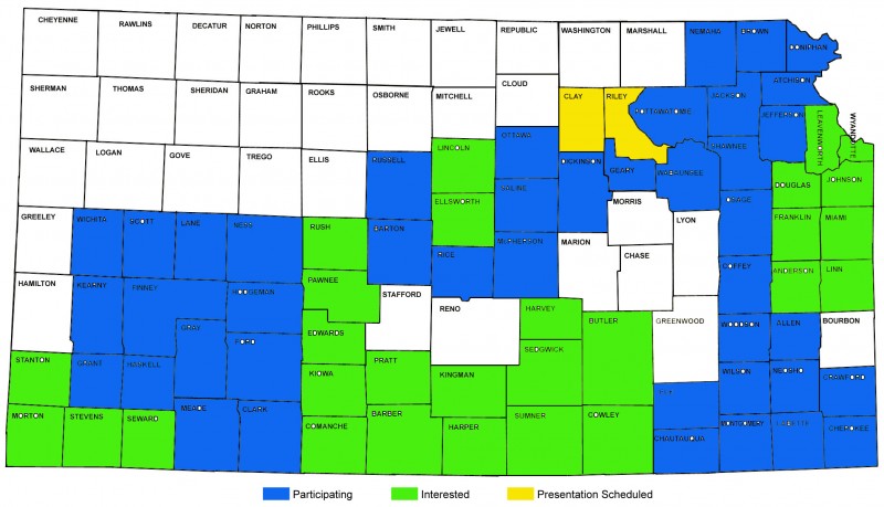 Kansas Datasharing Map