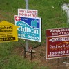 For sale signs