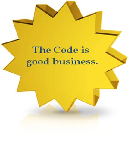 The Code is good business.