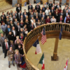 capitol conference attendees picture in rotunda